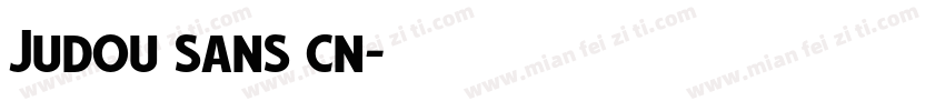 Judou sans cn字体转换